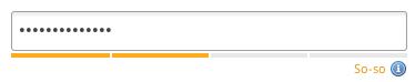 Password strength meter